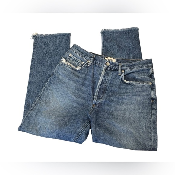 AGOLDE
Riley High Rise Straight Crop - Picture 4 of 10